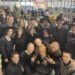 Musiciens de l’Ensemble Instrumental Waremmien costumés en sorciers, elfes et personnages fantastiques au festival Trolls & Légendes 2025 à Mons.